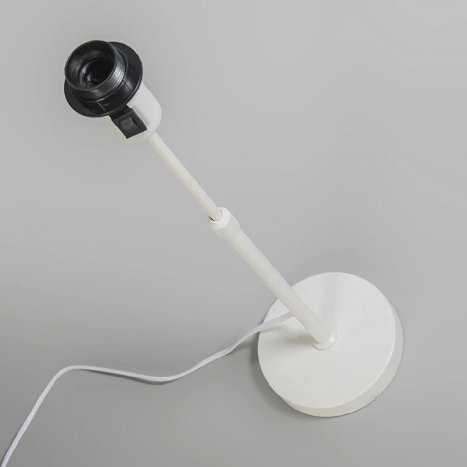 QAZQA Tafellamp Wit Verstelbaar - Parte 4 QAZQA Tafellamp Wit Verstelbaar - Parte - Afbeelding 4