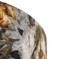 QAZQA Velours Lampenkap Bloemen Dessin 50/50/25 -Leen Bakker 1000078795 0103