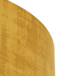 QAZQA Velours Lampenkap Goud 50/50/25 -Leen Bakker 1000078812 0103
