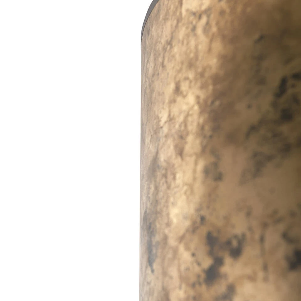 QAZQA Lampenkap Brons 50/50/25 Met Gouden Binnenkant 2 QAZQA Lampenkap Brons 50/50/25 Met Gouden Binnenkant - Afbeelding 2