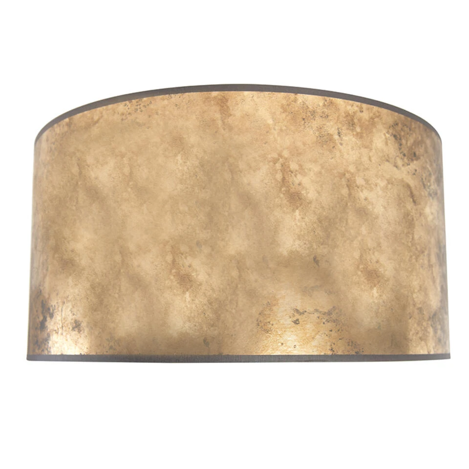 QAZQA Lampenkap Brons 50/50/25 Met Gouden Binnenkant 4 QAZQA Lampenkap Brons 50/50/25 Met Gouden Binnenkant - Afbeelding 4