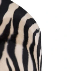 QAZQA Velours Lampenkap Zebra Dessin 50/50/25 Gouden Binnenkant -Leen Bakker 1000078827 0103