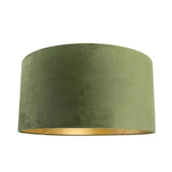 QAZQA Velours Lampenkap Groen 50/50/25 Met Gouden Binnenkant 7 QAZQA Velours Lampenkap Groen 50/50/25 Met Gouden Binnenkant -Leen Bakker 1000078832 0103