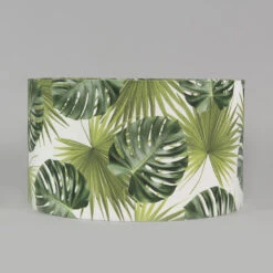 QAZQA Katoenen Lampenkap 35/35/20 - Leaf -Leen Bakker 1000078836 0103