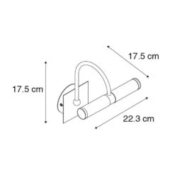 QAZQA Klassieke Badkamer Wandlamp Chroom IP44 2-lichts - Bath Arc -Leen Bakker 1000078851 0102