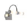 QAZQA Klassieke Badkamer Wandlamp Chroom IP44 2-lichts - Bath Arc