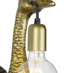 QAZQA Vintage Wandlamp Messing - Animal Camel Bird 6 QAZQA Vintage Wandlamp Messing - Animal Camel Bird -Leen Bakker 1000078883 0102