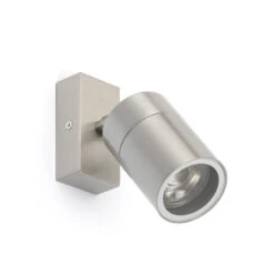 QAZQA Buitenwandlamp Staal IP44 Draai- En Kantelbaar - Solo -Leen Bakker 1000078892 0103