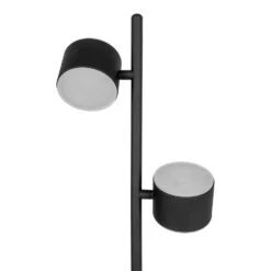 Giga Meubel Vloerlamp Zwart - Metaal - 25x25x151cm - Lamp Milano -Leen Bakker 1000079182 0102