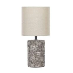 Beliani Tafellamp IDER - Bruin Keramiek