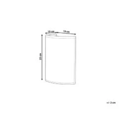 Beliani Muurlamp DEMITRIE - Natuurlijk Rotan -Leen Bakker 1000080020 0102