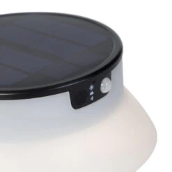 QAZQA Staande Buitenlamp Zwart Incl. LED En Dimmer IP55 Solar - Felice -Leen Bakker 1000080955 0103