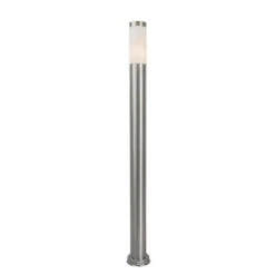 QAZQA Moderne Buitenlamp Paal Staal 110 Cm IP44 - Rox