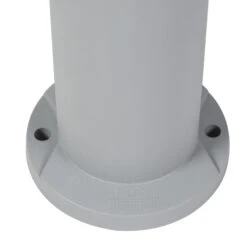 QAZQA Moderne Buitenpaal Grijs 40 Cm IP55 Incl. E27 - Carlo -Leen Bakker 1000081003 0103