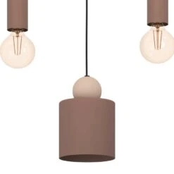 EGLO Gazzola Hanglamp - E27 - 91 Cm - Mokka -Leen Bakker 1000081564 0102