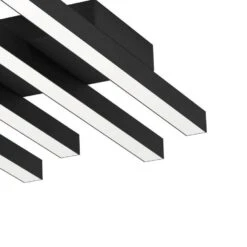 EGLO Padulari Plafondlamp - LED - 53,5 Cm - Zwart/Wit - Dimbaar -Leen Bakker 1000082231 0102