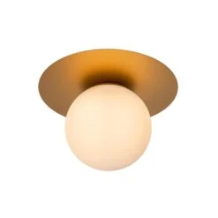 Lucide TRICIA Plafonnière - Mat Goud / Messing