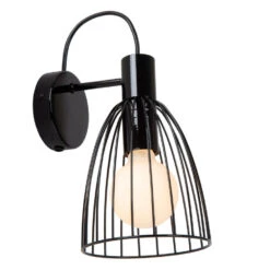 Lucide MACARONS Wandlamp - Zwart -Leen Bakker 1000082520 0102