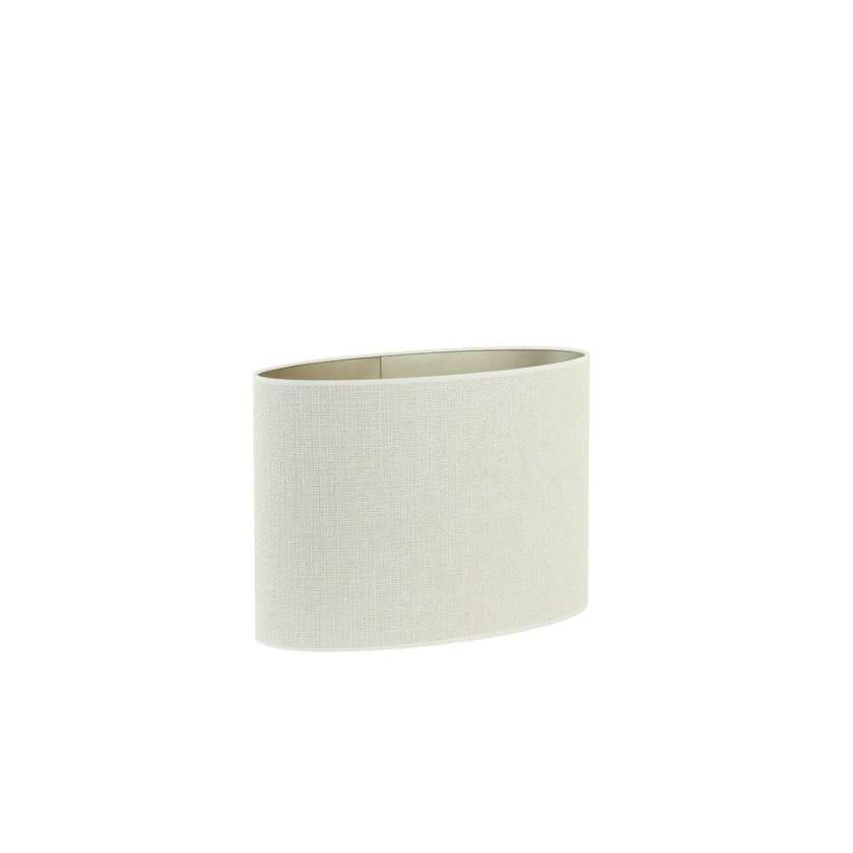 Lampenkap Ovaal Saverna - Eiwit - 45x21x32cm 4 Lampenkap Ovaal Saverna - Eiwit - 45x21x32cm - Afbeelding 4