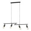 EGLO Lurone Hanglamp - E27 - 100 Cm - Zwart/Koper