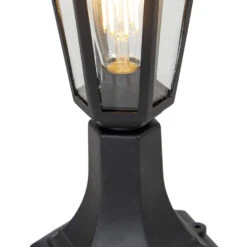 QAZQA Klassieke Buiten Vloerlamp Zwart 42,2 Cm IP44 - New Haven -Leen Bakker 1000084713 0103