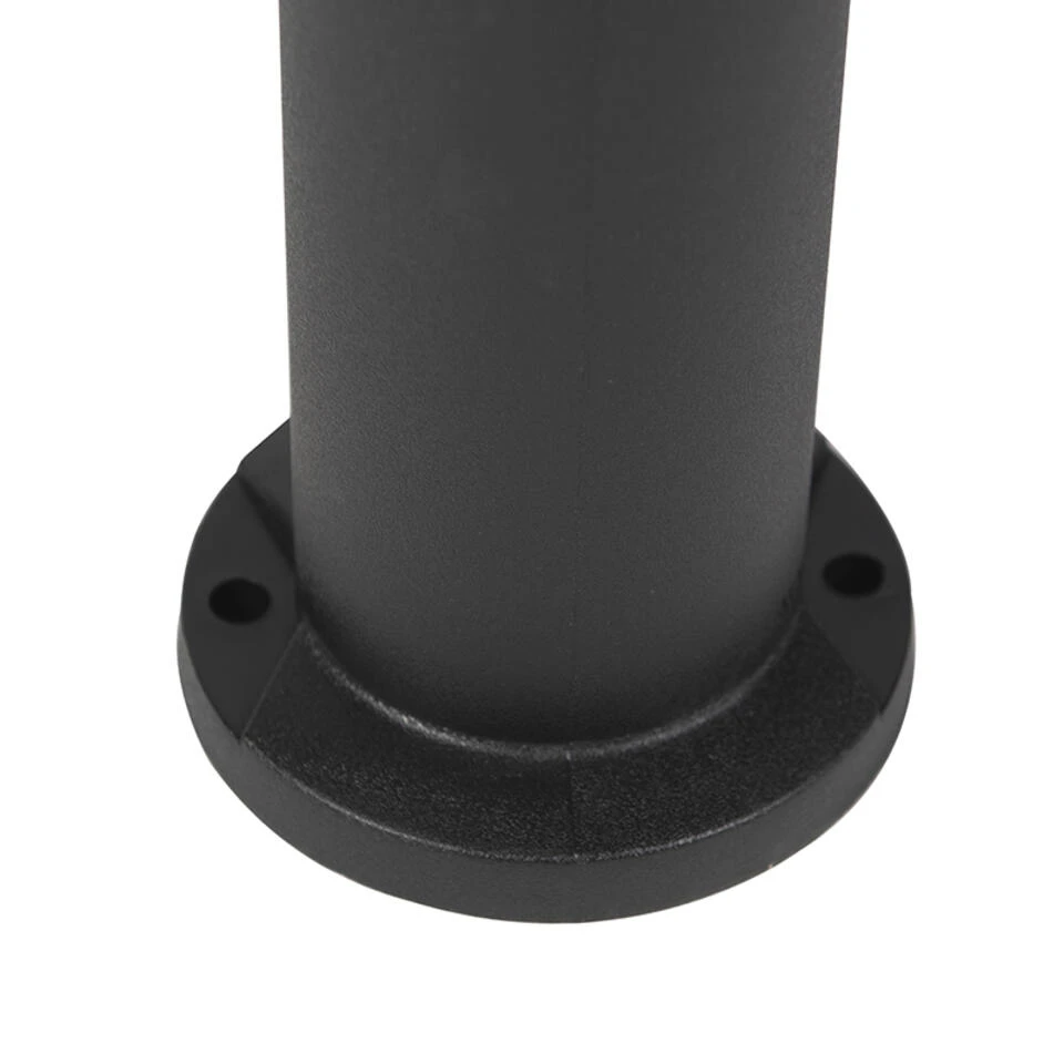 QAZQA Moderne Buitenpaal Zwart 80 Cm IP55 Incl. GU10 3-staps Dimbaar - Carlo 4 QAZQA Moderne Buitenpaal Zwart 80 Cm IP55 Incl. GU10 3-staps Dimbaar - Carlo - Afbeelding 4