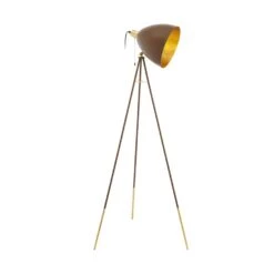 EGLO Chester 1 Vloerlamp - E27 - 149,5 Cm - Roest/Goud