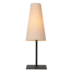 Lucide GREGORY Tafellamp - Beige -Leen Bakker 1000086028 0103