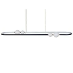 Beliani Hanglamp FEALE - Zwart Aluminium