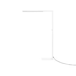 Beliani Staande Lamp SAGITTA - Wit Aluminium