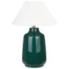 Beliani Tafellamp CARETA - Groen Keramiek