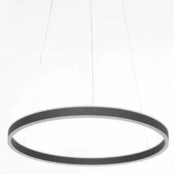 Steinhauer Hanglamp Ringlux - 1 Lichts - 60x170 Cm - Zwart -Leen Bakker 1000089763 0102