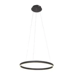 Steinhauer Hanglamp Ringlux - 1 Lichts - 60x170 Cm - Zwart