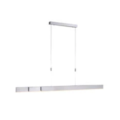 Paul Neuhaus Hanglamp E-Slide - 3 Lichts - 120-200 X200 Cm - Mat Chroom