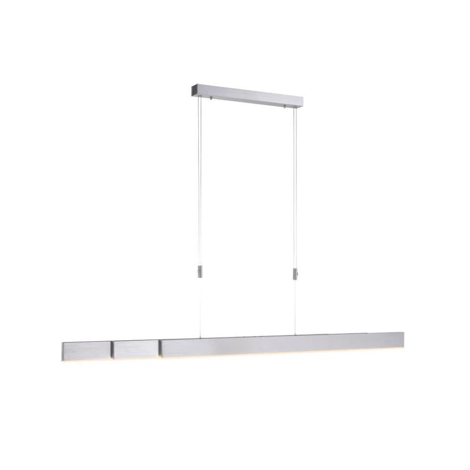 Paul Neuhaus Hanglamp E-Slide - 3 Lichts - 120-200 X200 Cm - Mat Chroom 1 Paul Neuhaus Hanglamp E-Slide - 3 Lichts - 120-200 X200 Cm - Mat Chroom