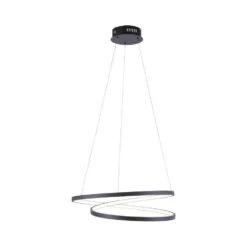 Paul Neuhaus Hanglamp Rowan - 1 Lichts - 55 X130 Cm - Zwart -Leen Bakker 1000089781 0102