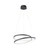 Paul Neuhaus Hanglamp Rowan - 1 Lichts - 55 X130 Cm - Zwart