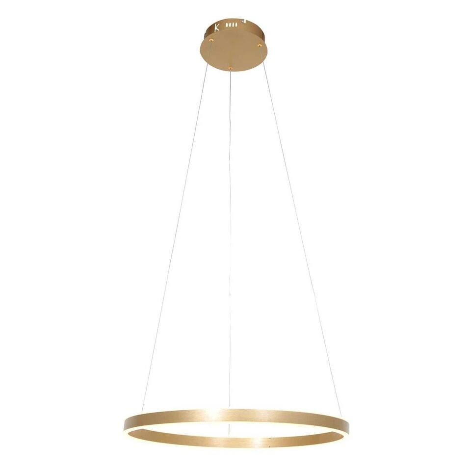 Steinhauer Hanglamp Ringlux - 1 Lichts - 60x170 Cm - Mat Goud 3 Steinhauer Hanglamp Ringlux - 1 Lichts - 60x170 Cm - Mat Goud - Afbeelding 3