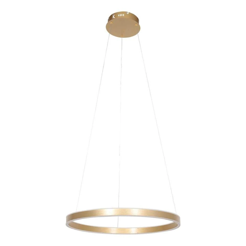 Steinhauer Hanglamp Ringlux - 1 Lichts - 60x170 Cm - Mat Goud 4 Steinhauer Hanglamp Ringlux - 1 Lichts - 60x170 Cm - Mat Goud - Afbeelding 4