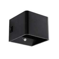 Ylumen Wandlamp Recharge - 10x10 Cm - Oplaadbaar - Zwart
