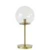 Tafellamp Magdala - Glas/Goud - Ø20cm