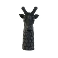 Tafellamp Giraffe - Zwart - 33x25x54cm