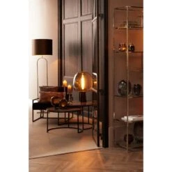 Tafellamp Maysony - Grijs - Ø40cm -Leen Bakker 1000090121 0110