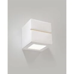 Sollux Wandlamp Leo - 1 Lichts - 14 X14 Cm - Wit -Leen Bakker 1000090446 0103