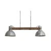 Hanglamp Elay - Zilver - 110x30x30cm - 2L
