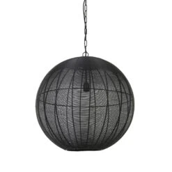 Light & Living - Hanglamp Amarah - 60x60x63 - Zwart