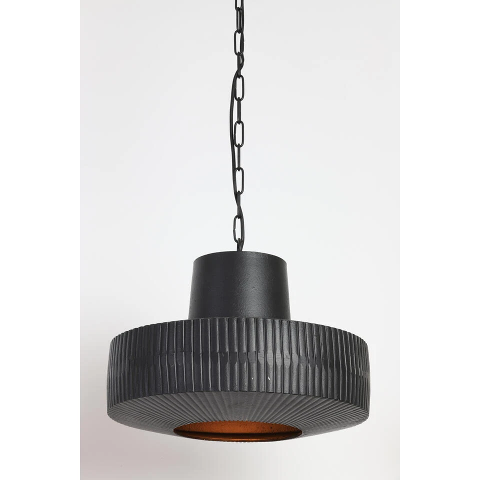 Light & Living - Hanglamp Demsey - 40x40x31 - Zwart 2 Light & Living - Hanglamp Demsey - 40x40x31 - Zwart - Afbeelding 2