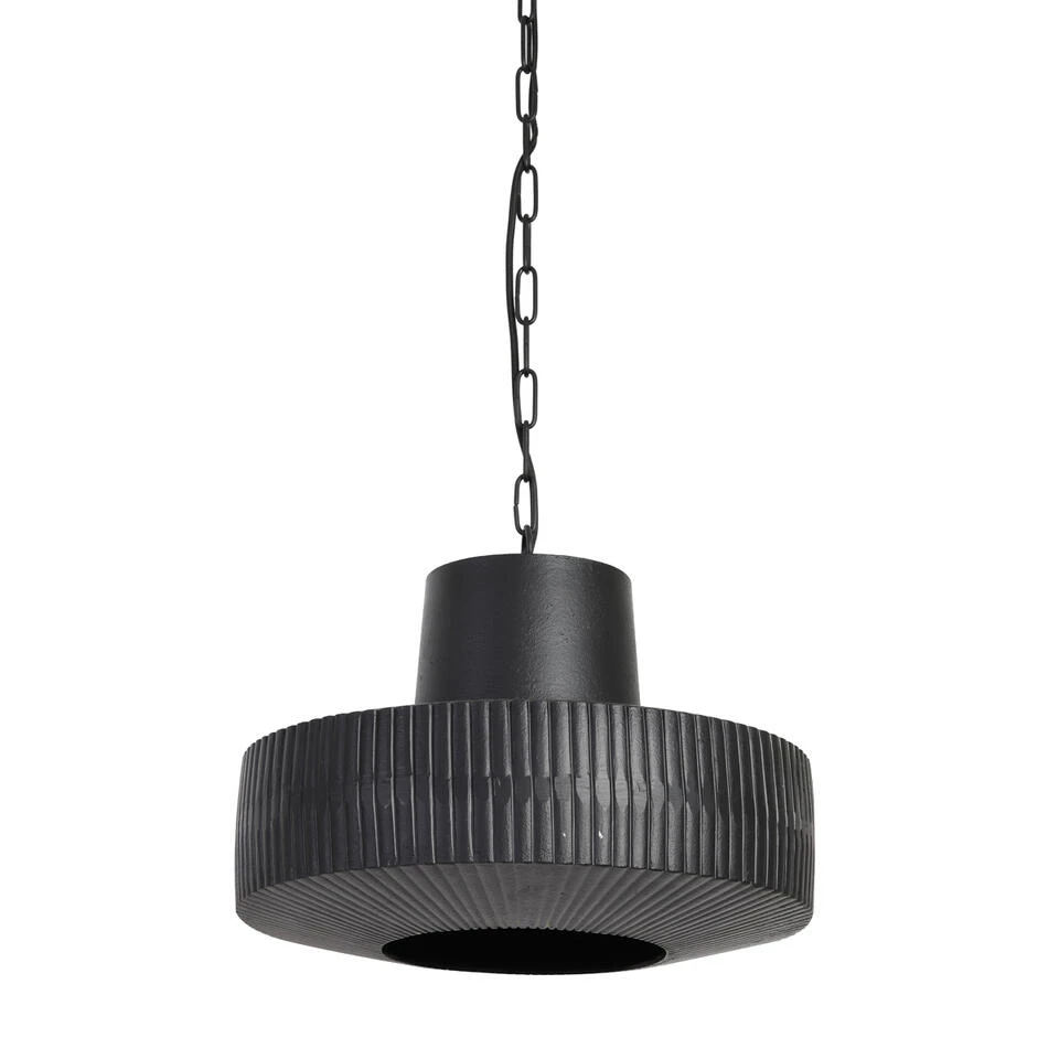 Light & Living - Hanglamp Demsey - 40x40x31 - Zwart 1 Light & Living - Hanglamp Demsey - 40x40x31 - Zwart