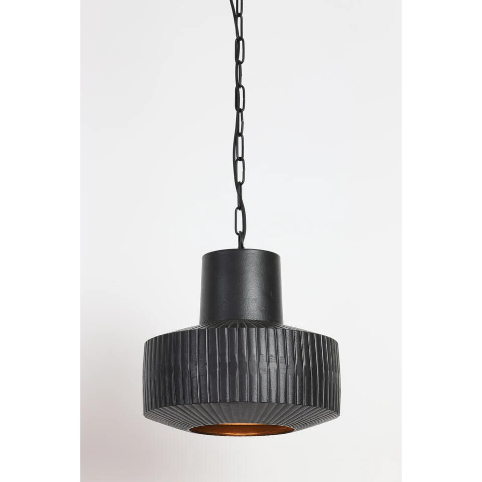 Light & Living - Hanglamp Demsey - 30x30x30 - Zwart 2 Light & Living - Hanglamp Demsey - 30x30x30 - Zwart - Afbeelding 2