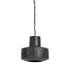 Light & Living - Hanglamp Demsey - 30x30x30 - Zwart
